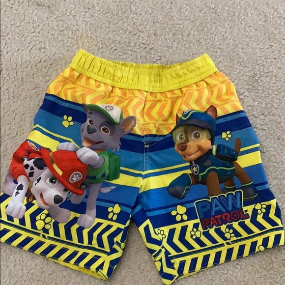 paw patrol swimming shorts